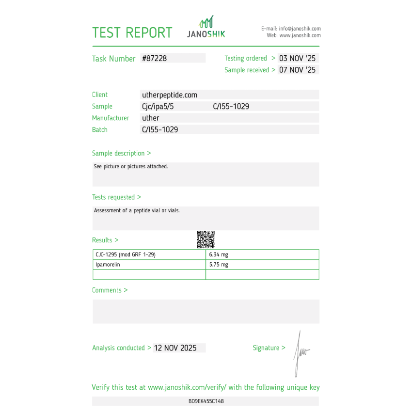 CJC1295 5mg + Ipamorelin 5mg