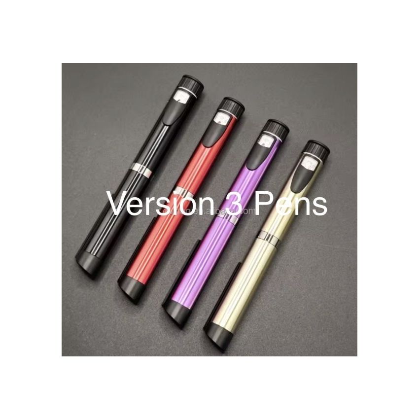 Reusable Latest V3 Peptide Beauty Pen Set 3 x Cartridges & Pen Red